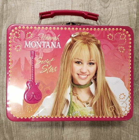 Hanna Montana Vintage Metal Lunch Box - Picture 8 of 9